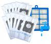 Akce: K&M EP-BAG MIC Sky + filtr HEPA omvateln pro Electrolux / Philips 12ks