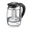 First Austria FA-5405 sklen�n� rychlovarn� konvice, s�tko na �aj, nastaven� teploty, 1,8L