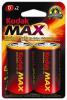 Alkalická baterie KODAK Max LR20/D velké monočlánky 2ks