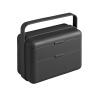 Box na j�dlo Blim Plus Bauletto M Carbon Black, dvoupatrov�, s p��borem
