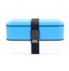 Box na jídlo Bento Yoko Design dvoupatrový 1,2 litru, modrý