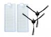 Filtry a karte pro ROWENTA X-Plorer S65, S70+, S75s, S135, S140, 360 Robot Vacuum S8 / Plus, 2+2ks