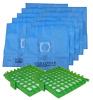 HEPA filtry pro ROWENTA Silence Force a s��ky WB406140 sada 2+10 ks