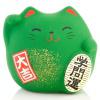 Japonsk koka tst Maneki Neko, zelen S