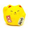 Japonská kočka štěstí Maneki Neko, žlutá S