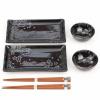 Japonsk keramick sushi set Ginsai