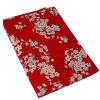 Japonský šátek Furoshiki 98 x 98 cm Červená sakura
