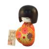 Japonsk panenka Kokeshi Ameagari Orange 16 cm