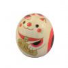 Japonsk koka tst Kokeshi Tamago Maneki Neko, 3,5 cm