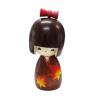 Japonsk� panenka Kokeshi Kaede - Chan - Kouzlo podzimu, 13,5 cm