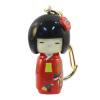 Klenka panenka Kokeshi Furisode Red