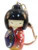 Klenka panenka Kokeshi Kasa Red