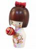 Japonsk panenka Kokeshi Temari 14 cm