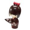 Japonsk� panenka Kokeshi Odekake - p�ipravena na dobrodru�stv�, 13,5 cm