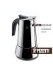 Moka konvice Pezzetti SteelExpress, nerez, 2 lky