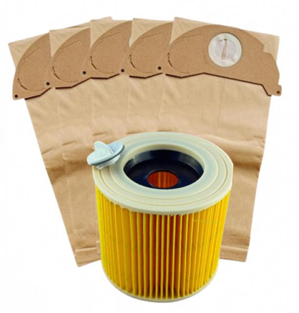 Filtr a sáčky pro vysavač KARCHER K 2054 Me (DN 32 mm) 1+5ks