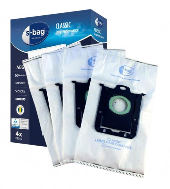 Electrolux Originální sáčky ELECTROLUX s-bag ® E201 Classic Long Performance 4ks