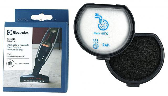 Filtr EF167 pro tyčové vysavače ELECTROLUX 600 a Pure F9, Pure Q9 2ks - originál