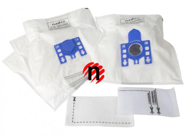Textilní sáčky do vysavače Značení MENALUX 3100 MP 4ks s filtry