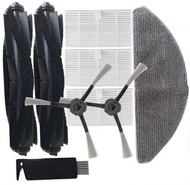 HEPA filtry, kartáče a mop pro vysavač CECOTEC Conga 7490 Immortal Home Genesis 9ks sada