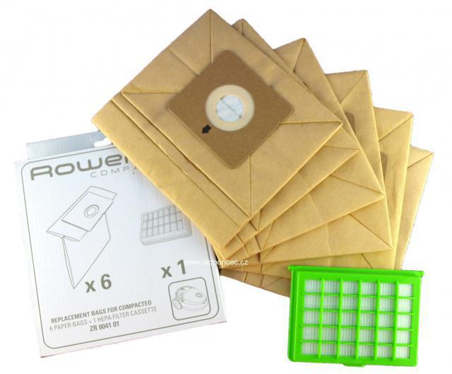 Originální sáčky a HEPA filtr ZR004101 ROWENTA Compacteo, City Space 6+1ks