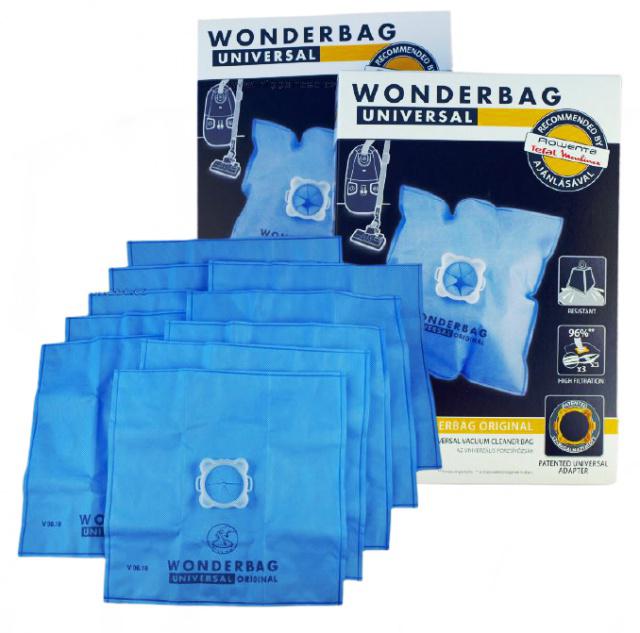 Originální sáčky do vysavačů ROWENTA Gr. WB484740 kompatibilní 10ks Wonderbag Universal