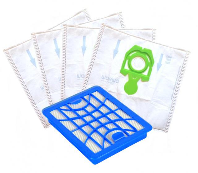 Sáčky do vysavače ZELMER 1600 Syrius Serie a HEPA filtr, 4+1ks