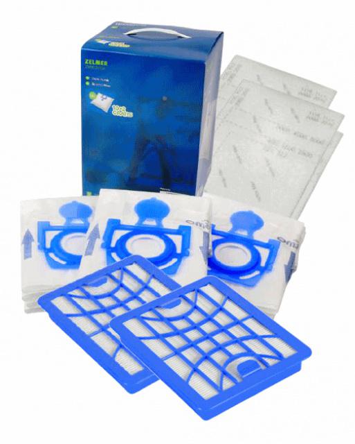 Filtry pro vysavač ZELMER Cobra 2010.0 E HEPA filtry a sáčky 2+12ks