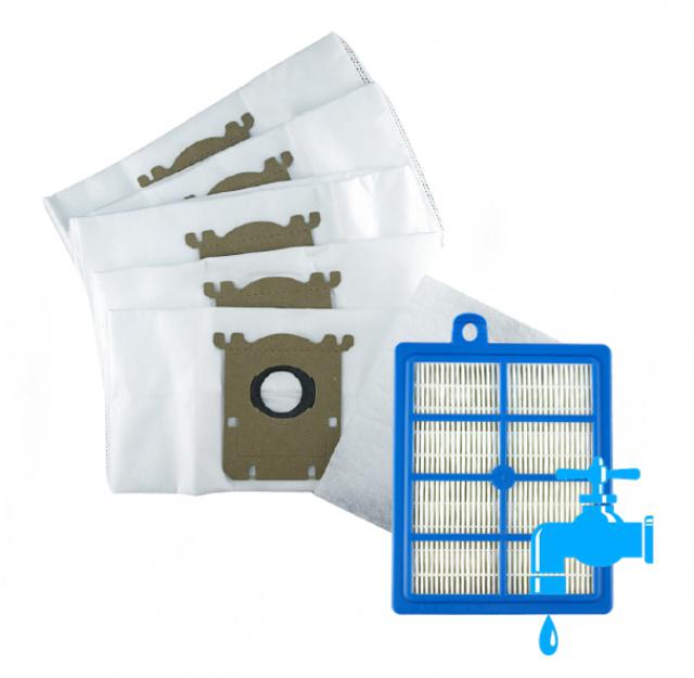 HEPA filtr pro vysavače ELECTROLUX SBAG (s-bag) a sáčky 5L/5ks