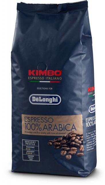 Fotografie DeLonghi Kimbo Espresso Italiano zrnková káva 100% Arabica 1kg