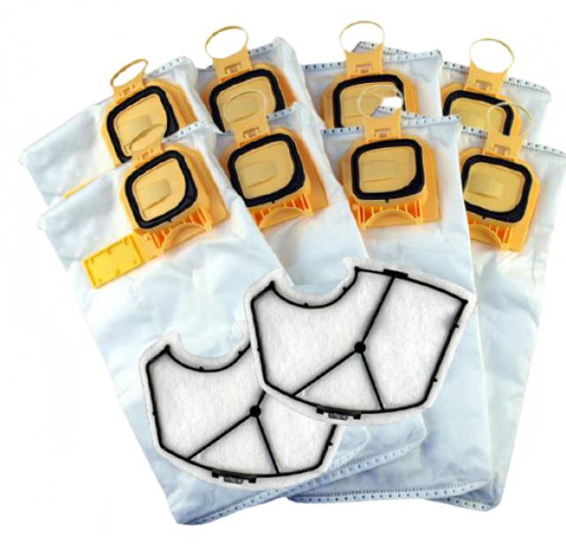 Sáčky JOLLY V4 MAX s aktivním uhlím s filtry 2+8ks