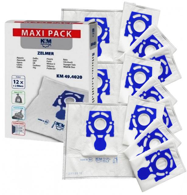 Sáčky do vysavače ZELMER Roto ZVC225SK, SP textilní 12ks