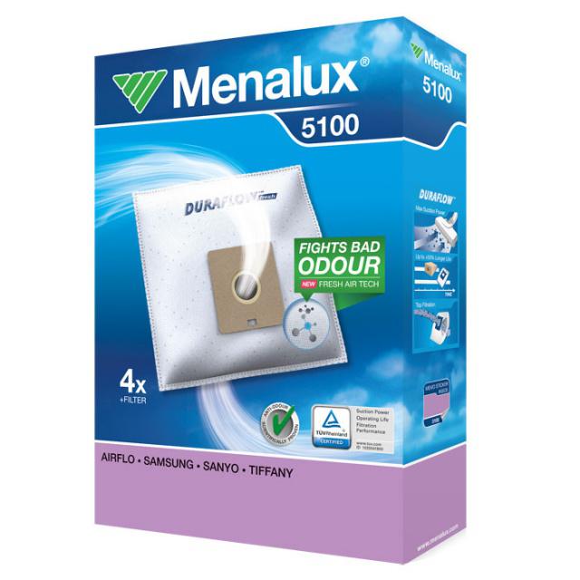 Menalux 5100 Sáčky do vysavače syntetické 4ks