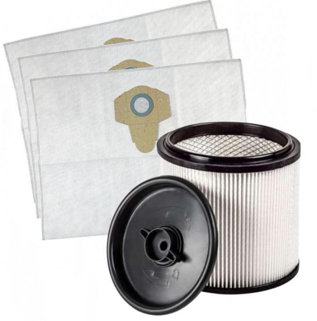 Fotografie PARKSIDE Filtr s víkem pro PARKSIDE Org. Gr. 30250110 a sáčky 3+1ks