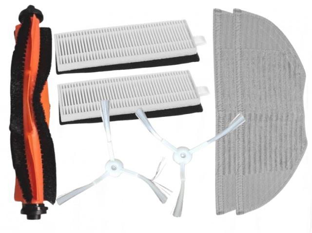 7ks sada Mopy, HEPA filtry a kartáče pro XIAOMI Mi Robot Vacuum Mop Essential G1