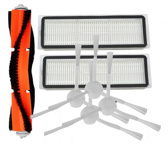 Filtry a kartáče pro XIAOMI Robot Vacuum Mop 1C, 2Pro+, S10+, X10, X20+, sada 7ks