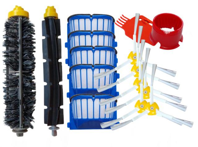 HEPA filtry a kartáče k vysavači iROBOT Roomba 651, 653 15ks