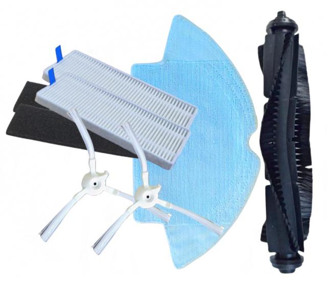 Filtry, kartáče a mop pro 360 Robot Vacuum S6 sada 6ks