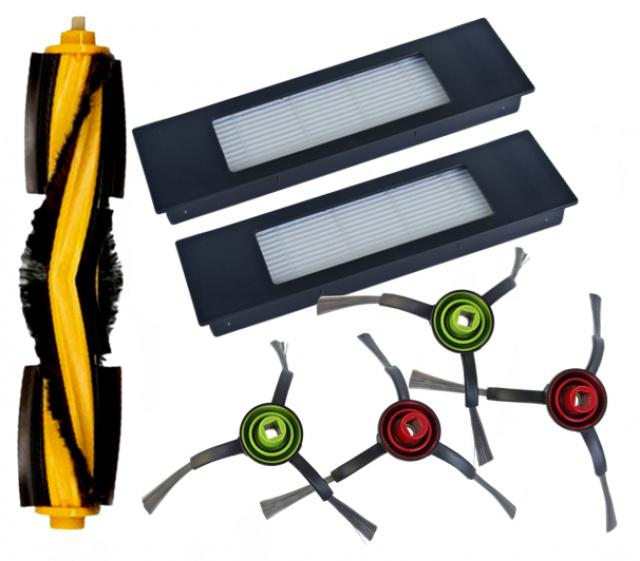 Filtry a kartáče pro ECOVACS Deebot N8, N8 Pro/Plus, Ozmo T8/T8+, T9/T9+, 920/950, 7ks sada
