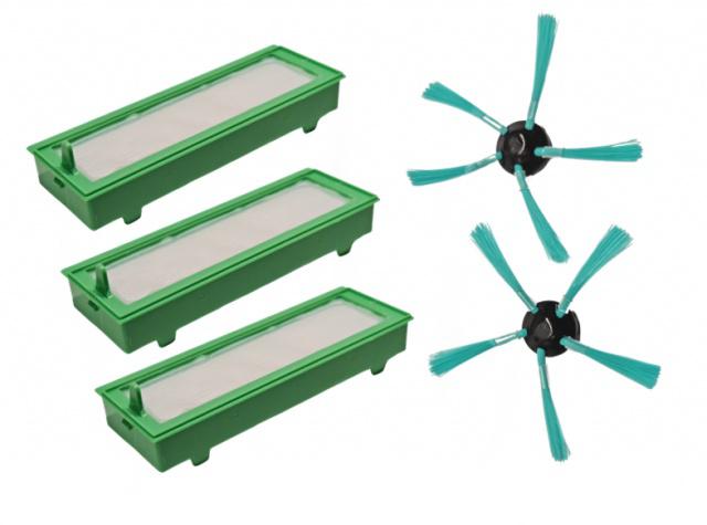 Filtry a metličky pro VORWERK Kobold VR200, VR300 5ks