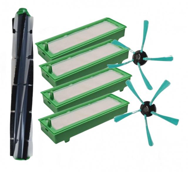 Fotografie HEPA filtry a kartáče pro VORWERK Org. Gr. VR 300 7ks sada