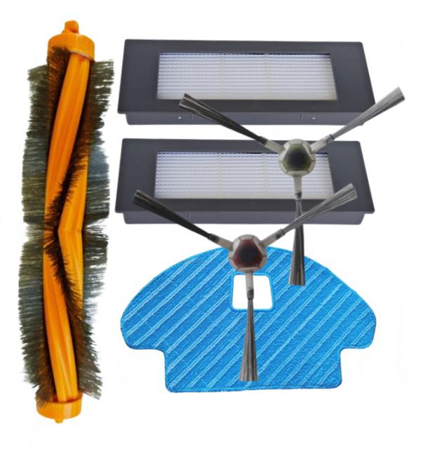 Fotografie Kartáče, filtry a mopy pro vysavač iROBOT Roomba 111, 113 Combo Serie 6ks