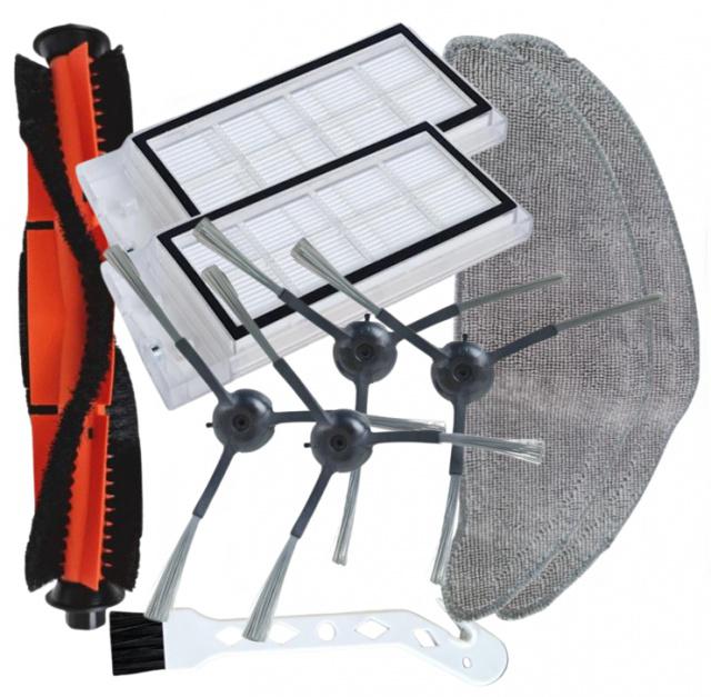 10ks Sada HEPA filtry, kartáče a mopy pro ROIDMI EVE / Roidmi EVE Plus Xiaomi