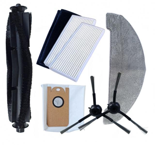 Filtry, kartáče, metličky a mop pro XIAOMI Viomi S9, a sáček sada 9ks