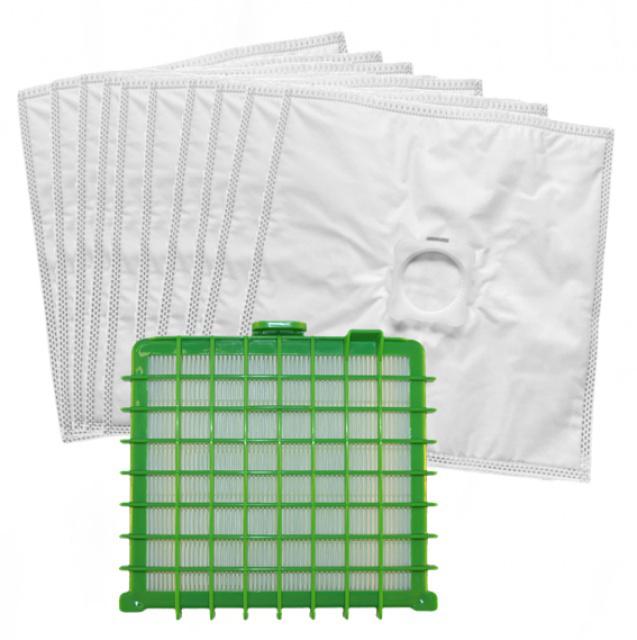 HEPA filtr omýv. pro ROWENTA RO592101 Silence Force Extreme a sáčky 10ks