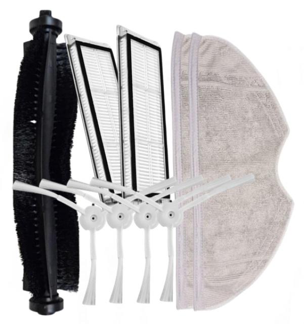 9ks Kartáče, HEPA filtry a mopy pro 360 Robot Vacuum S5, S7, S7 Pro a Symbo, sada