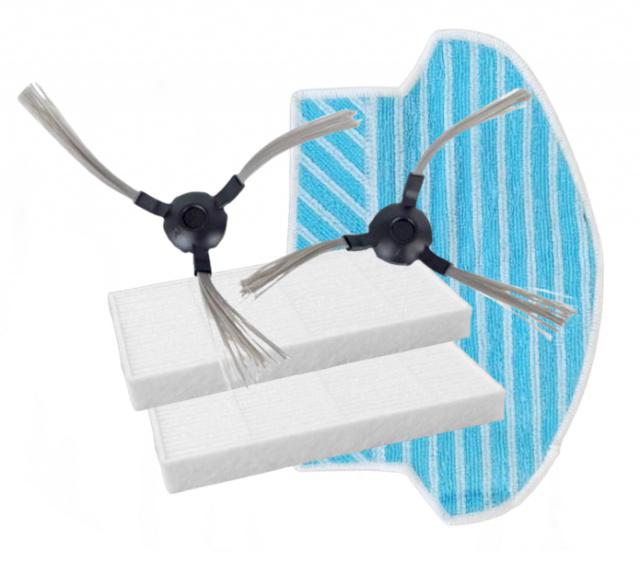 Fotografie Filtry, kartáče pro Sencor SRV4000 pro SENCOR SRV 4000GD EUE2 a mop, sada 5ks