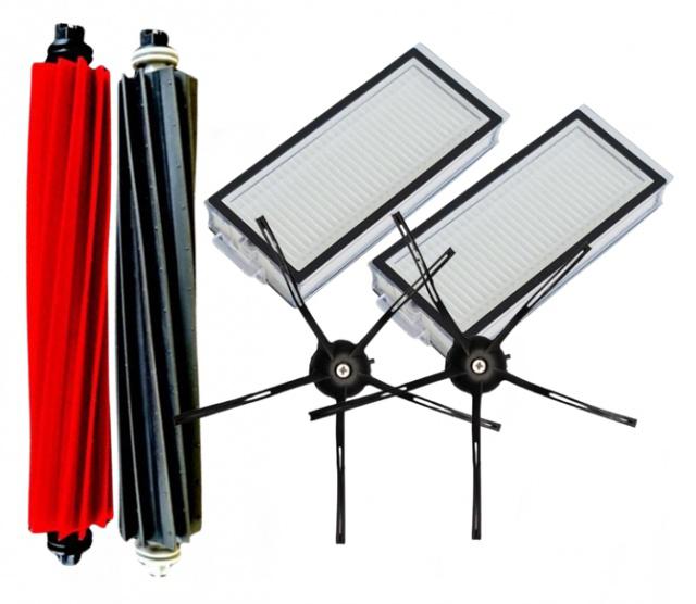 Fotografie HEPA filtry a kartáče pro ROBOROCK Q8 Max Plus White Q8MP02 sada 6ks