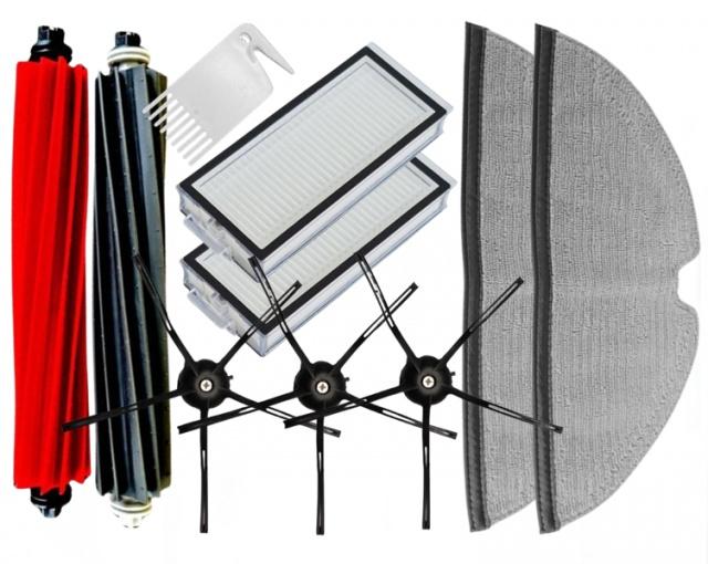Fotografie HEPA filtry, kartáče a mopy pro ROBOROCK Q8 Max White Q8M02, 10ks sada