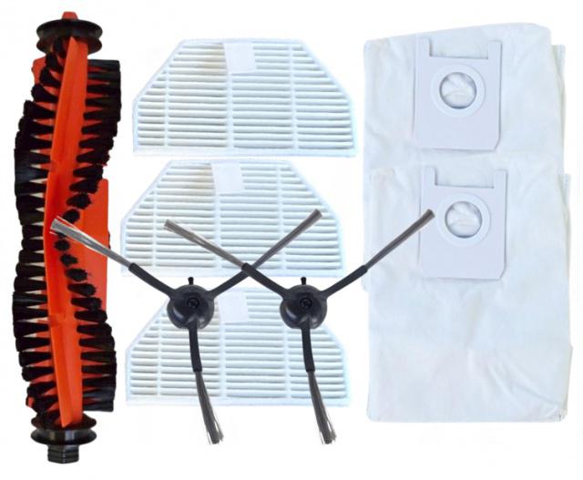 Fotografie HEPA filtry, kartáče pro ROIDMI EVA 2023 a sáčky, sada 8ks